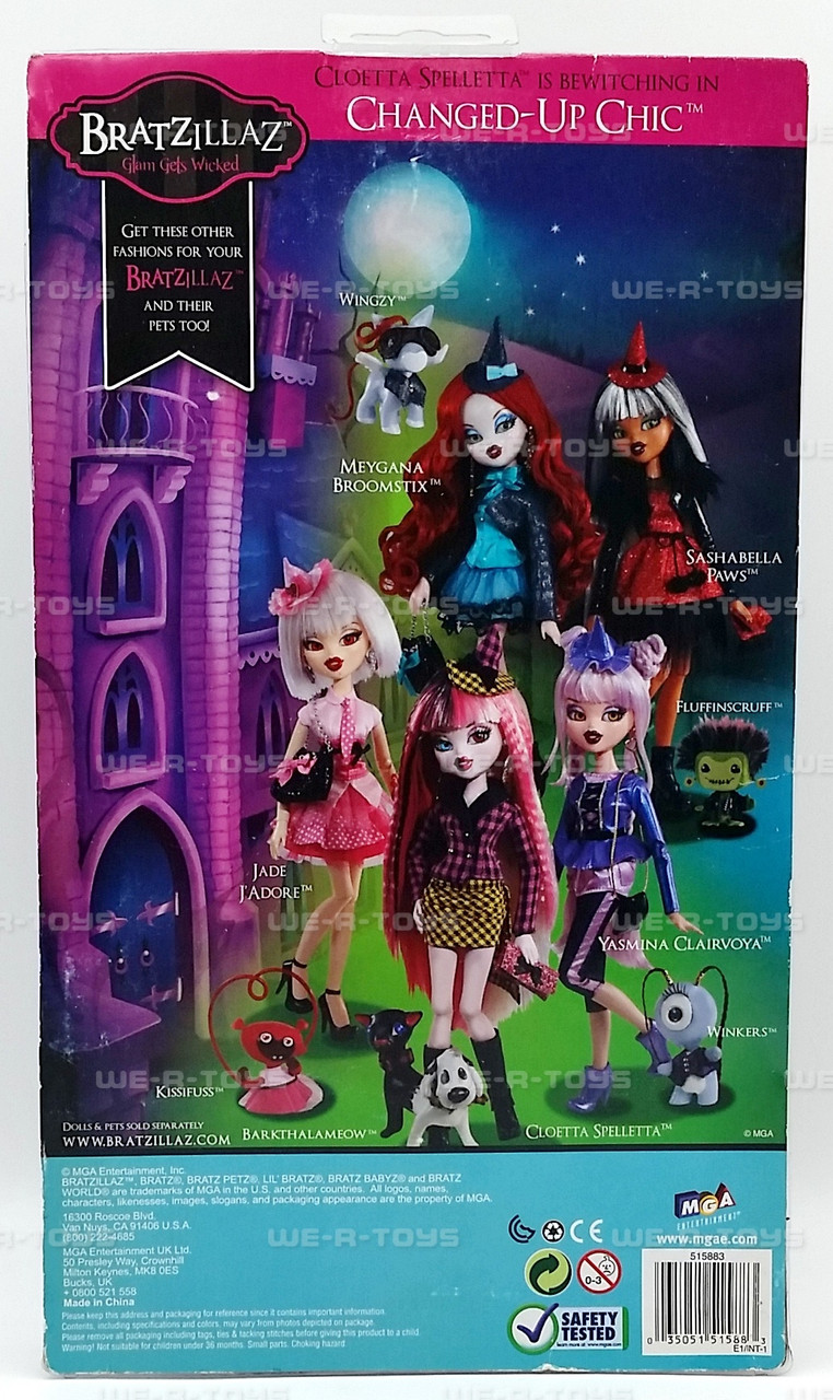 Original BRATZILLAZ Glam Gets Wicked Magic Night Out Bratz Doll Fashion  Collectible Dolls Anime Action Figures Girls Toys Doll