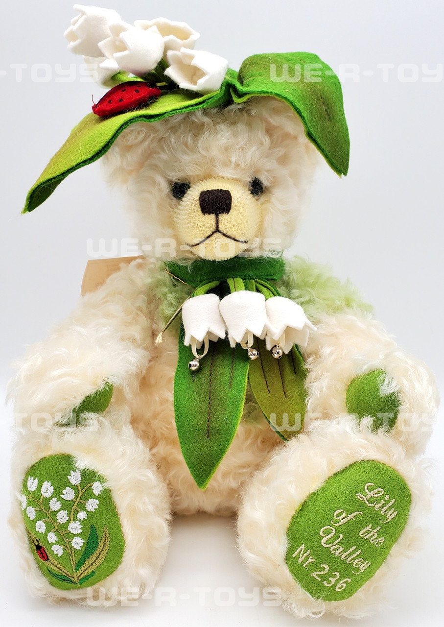 Hermann Teddy Bear Lily of the Valley 9th in Flower Bear Series No
