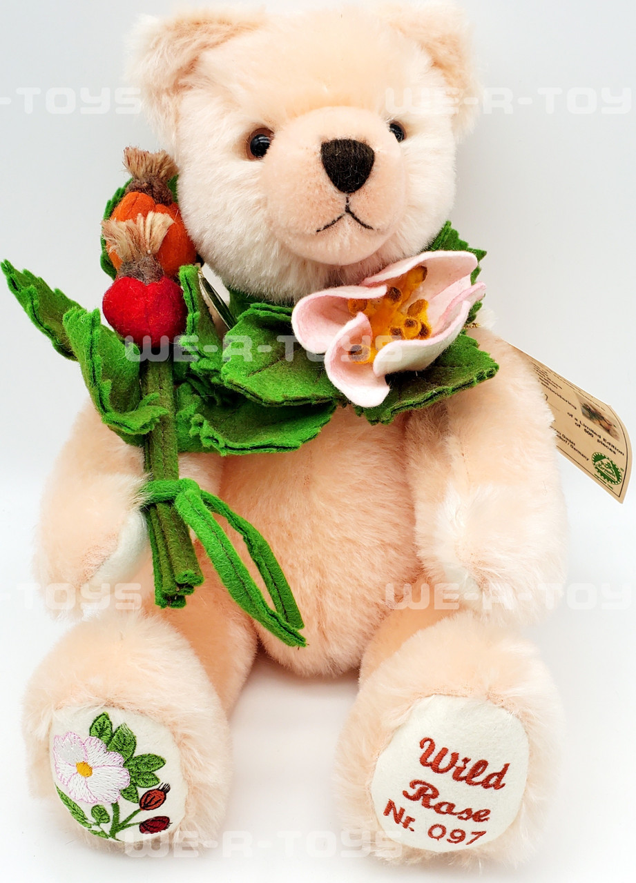 Hermann Teddy Bear Wild Rose No.97 of 500 3rdin Rose Series NEW