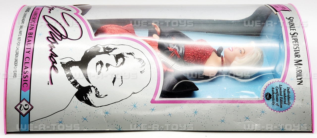 Marilyn Monroe Collector Series No. 2 Sparkle Superstar Doll 1993 DSI 07405  NEW