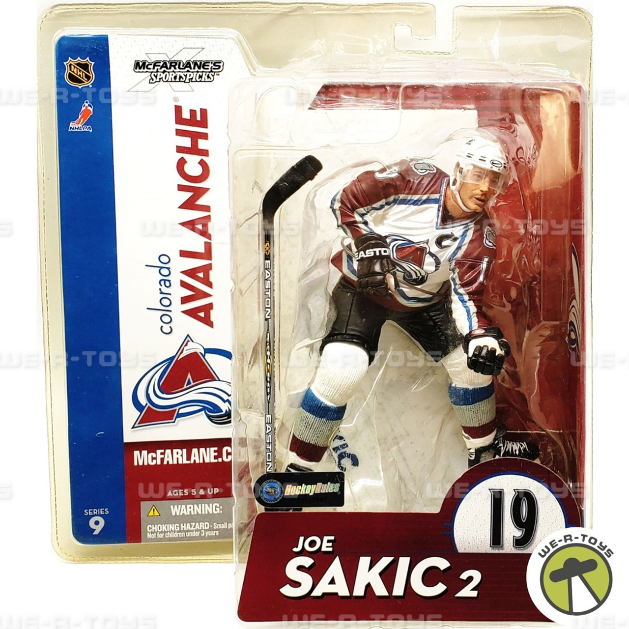 Joe Sakic Colorado Avalanche White Jersey Variant NHL Series 3 - Venom  Collectibles