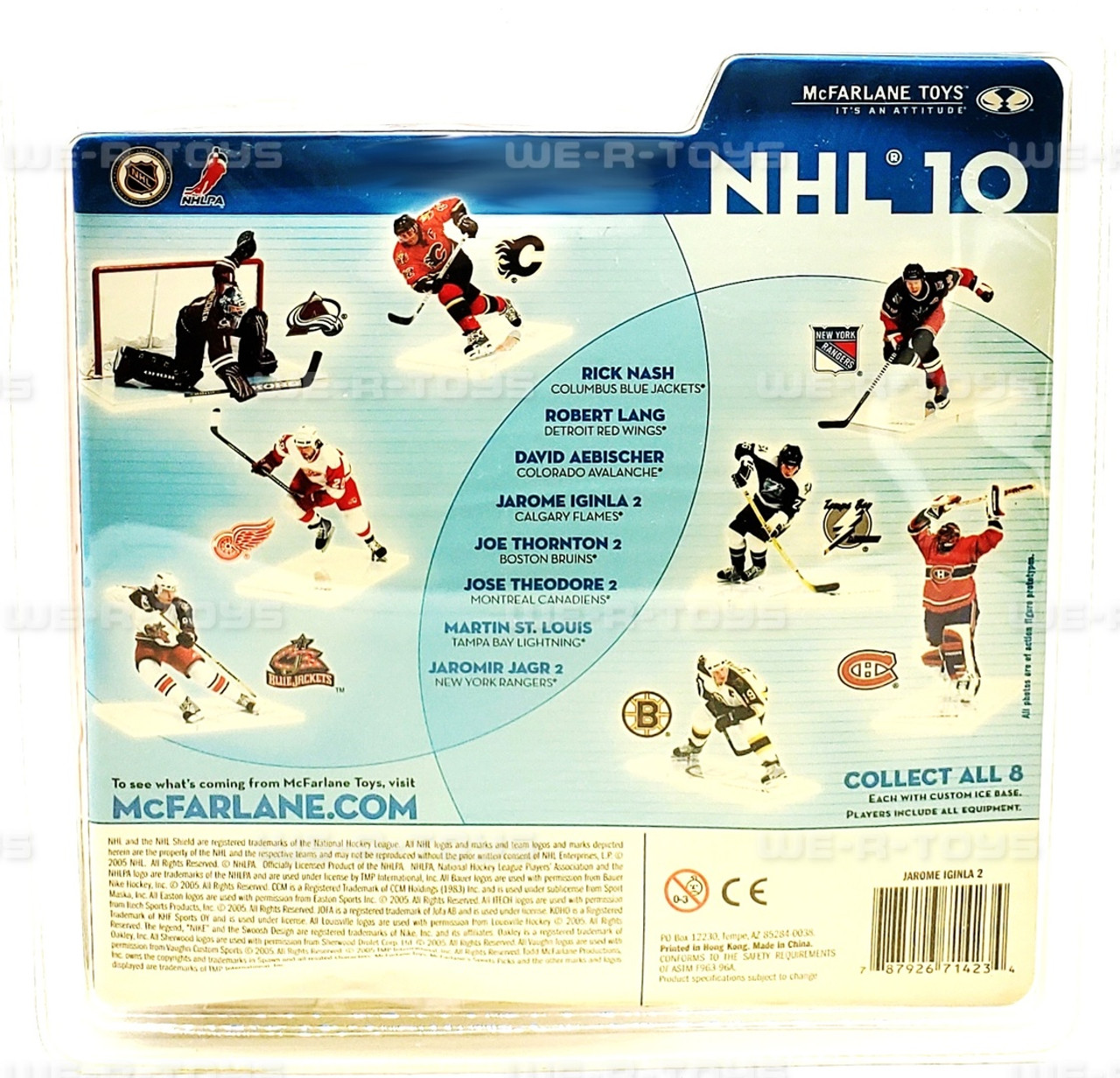 McFarlane Toys NHL Calgary Flames Sports Picks Hockey Series 4 Jarome Iginla  Action Figure Black Jersey Variant - ToyWiz