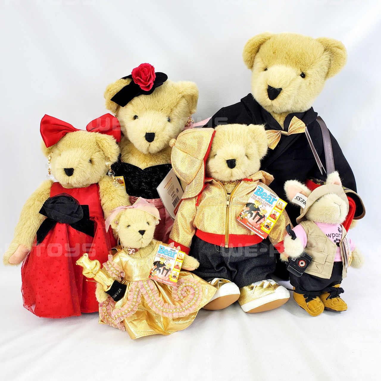 Muffy Vander Bear The Red Carpet Collection LOT OF 6 Stuffed