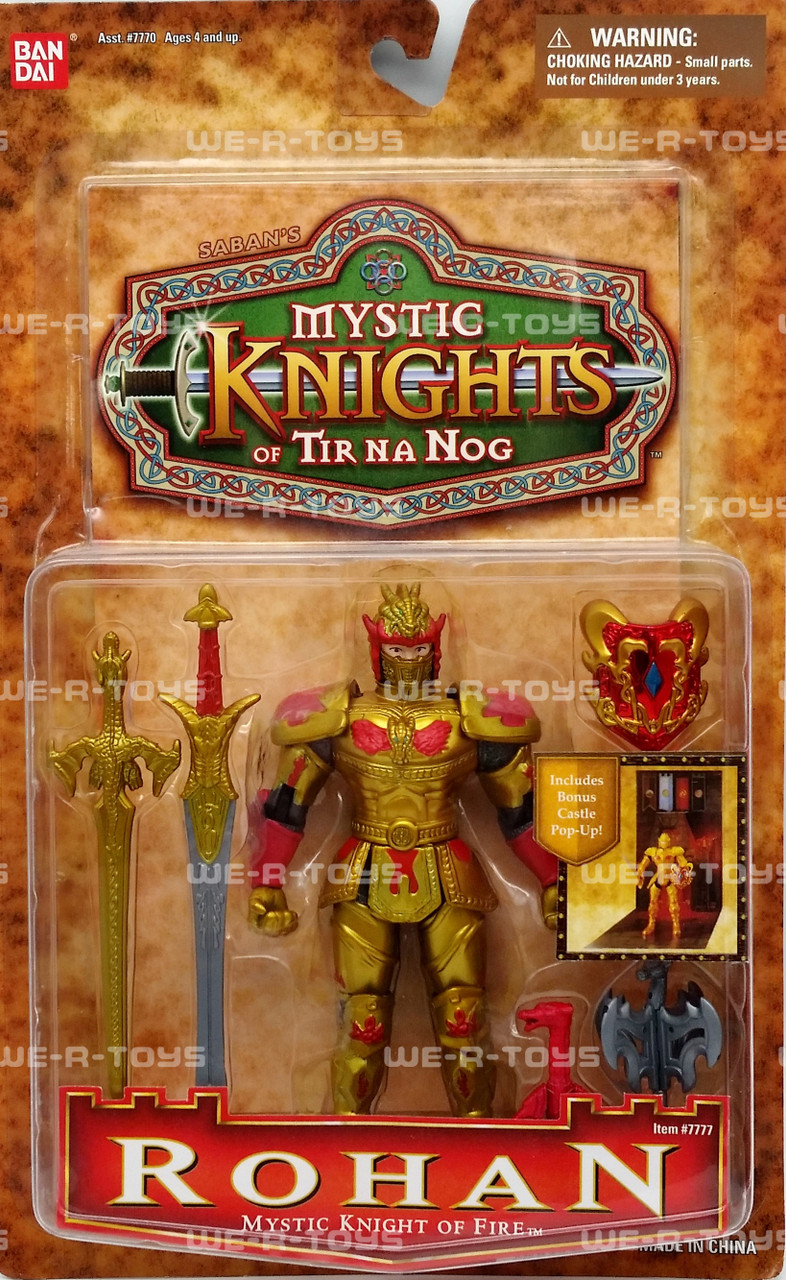 ミスティック　ナイツ　MYSTIC KNIGHT　フィギュア　人形　ロハン　聖衣 Saban's Mystic Knights of Tir Na Nog Rohan of Fire Figure Ban Dai