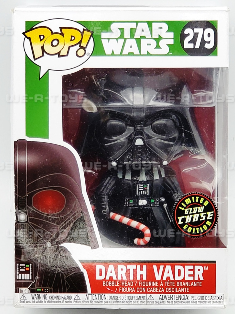 Funko POP! Star Wars #279 Darth Vader With Candy Cane Vinyl Figure Chase NEW