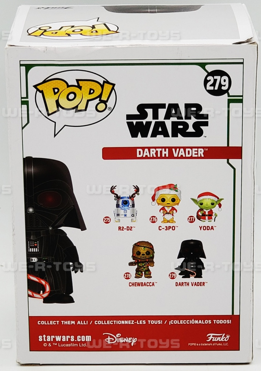 Funko POP! Star Wars #279 Darth Vader With Candy Cane Vinyl Figure Chase NEW