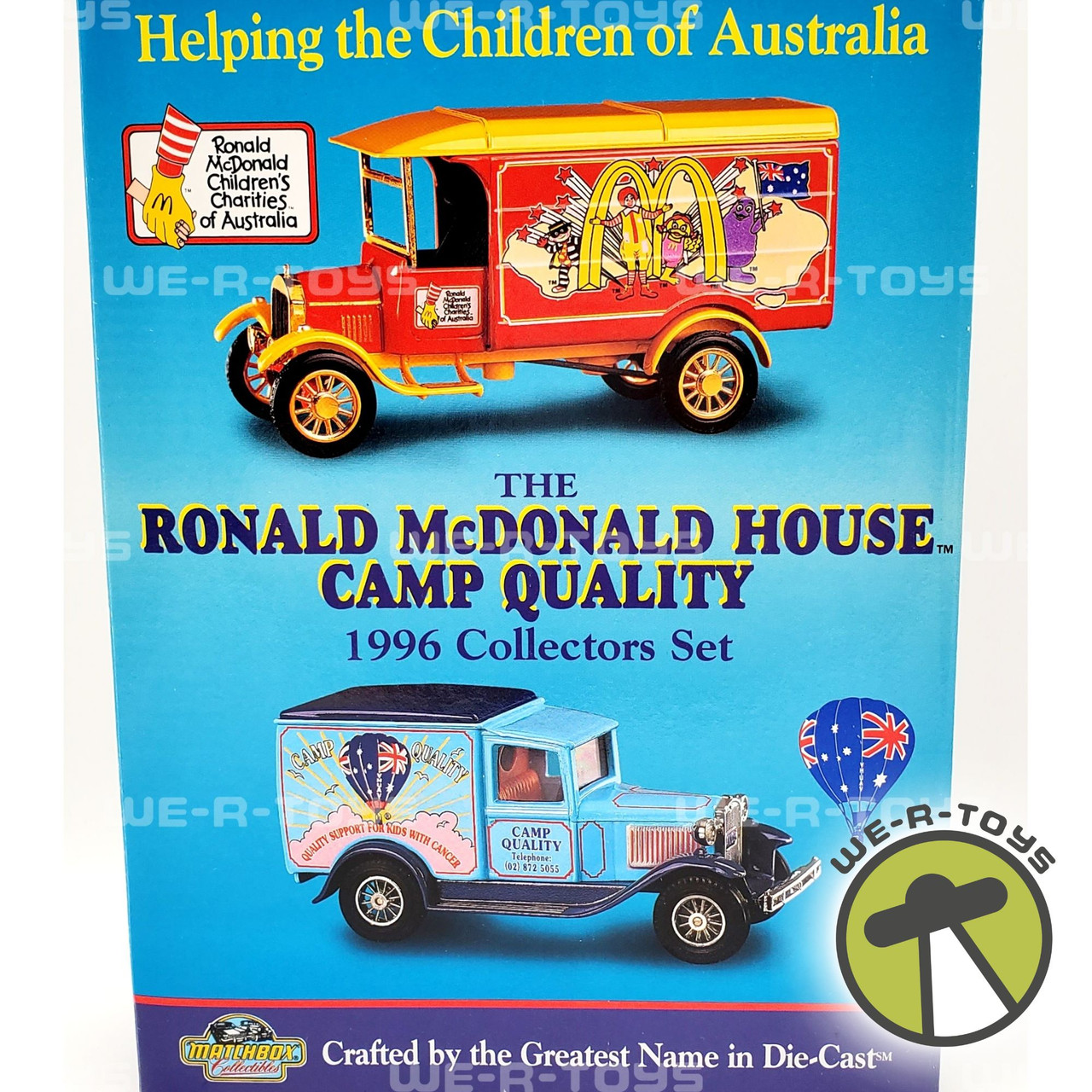 Matchbox Collectibles Ronald McDonald House Camp Quality Die Cast ...