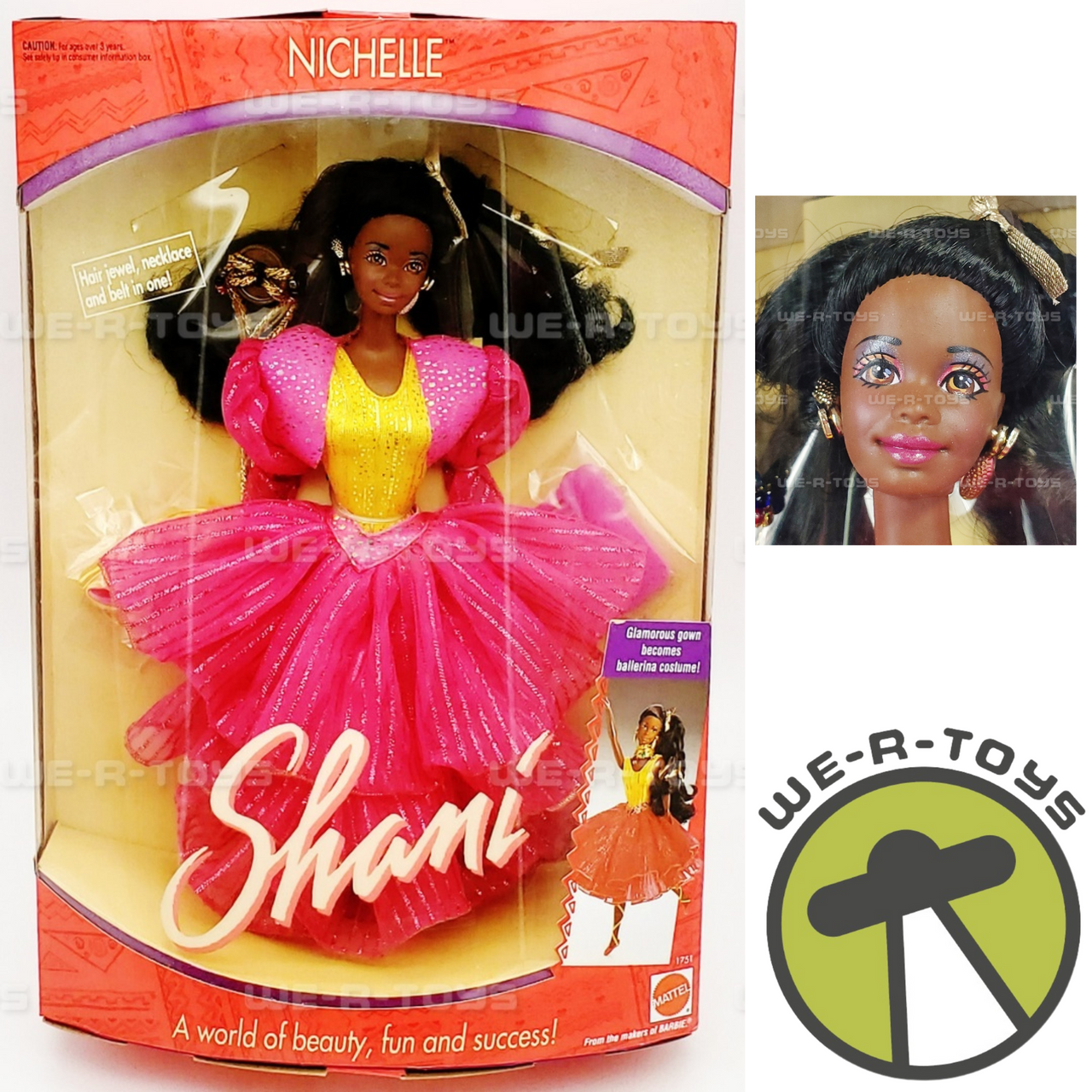 The Marvelous World of Shani Nichelle Doll 1991 Mattel 1751 - We-R