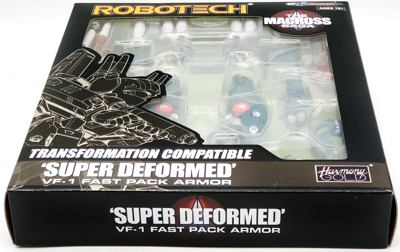 Robotech The Macross Saga Super Deformed VF-1 Fast Pack Armor Set