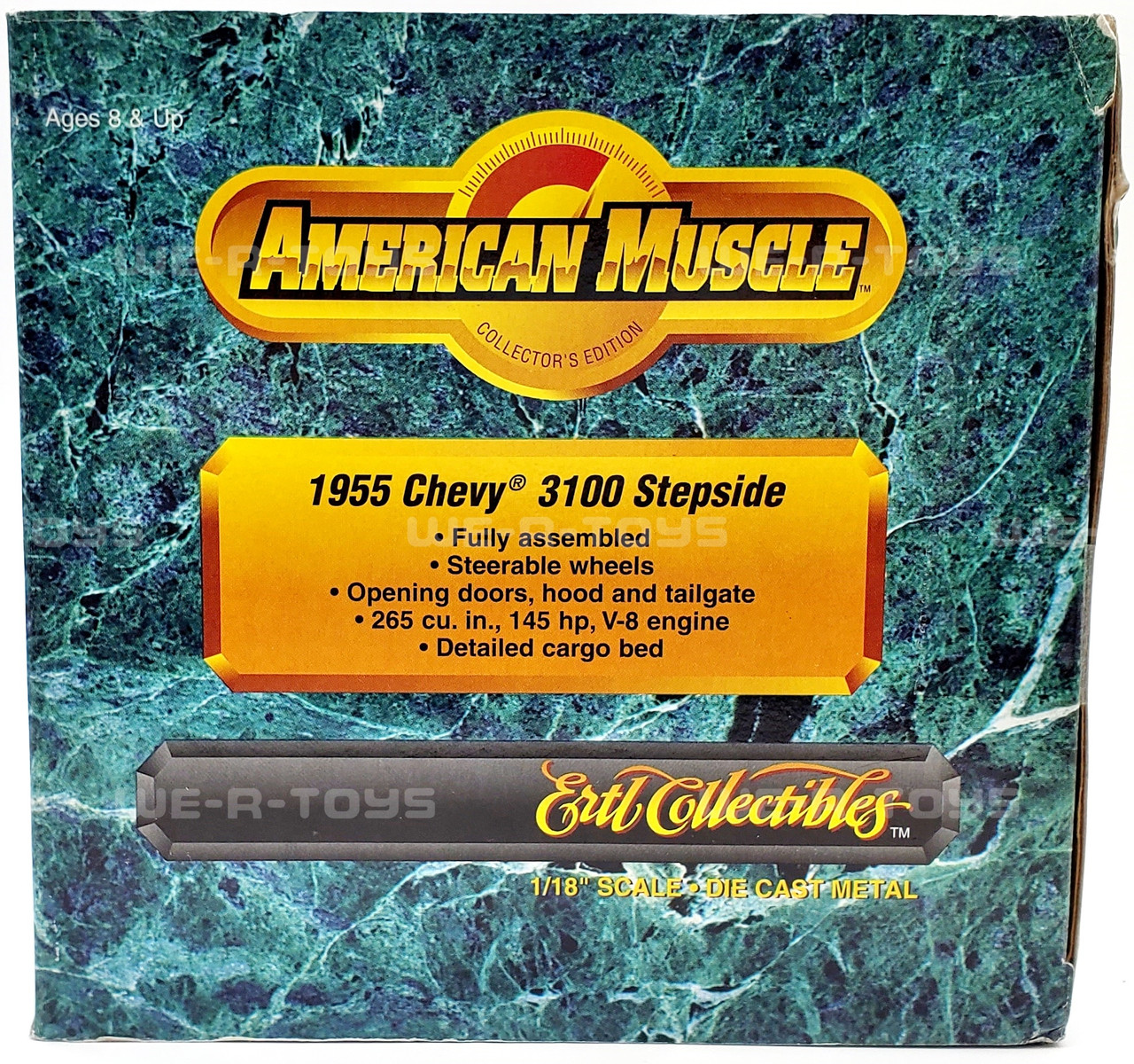 American Muscle 1955 Chevy 3100 Stepside Truck Red ERTL