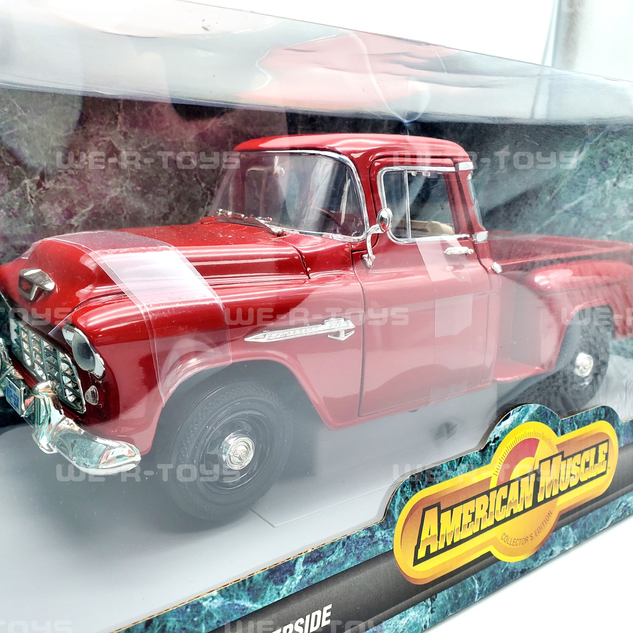 American Muscle 1955 Chevy 3100 Stepside Truck Red ERTL
