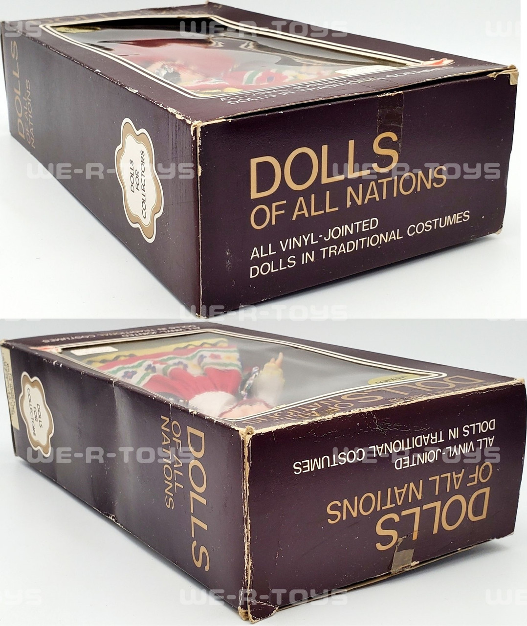 Dolls of All Nations Lot of 5 in Boxes Vinyl Jointed Traditional