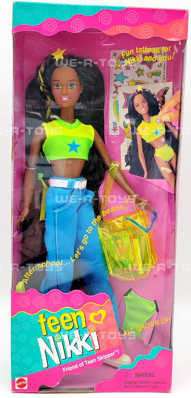 Barbie Teen Nikki Doll Friend of Skipper All Grown Up 1996 Mattel