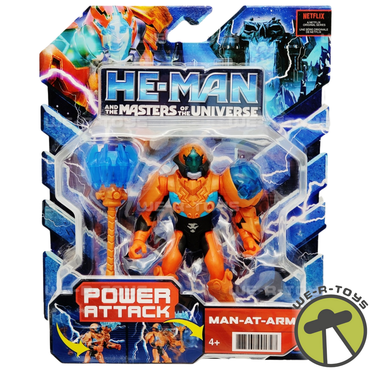 Masters Of The Universe He-Man And The Trap Jaw - Figura Grande Con Accesorio Inspirado En