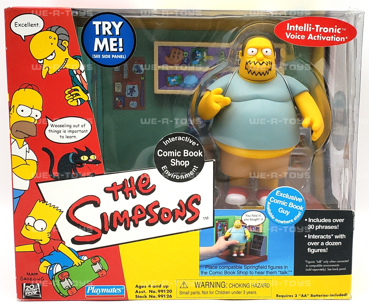 The Simpson's The Comic Book Shop Interactive Environment 1990