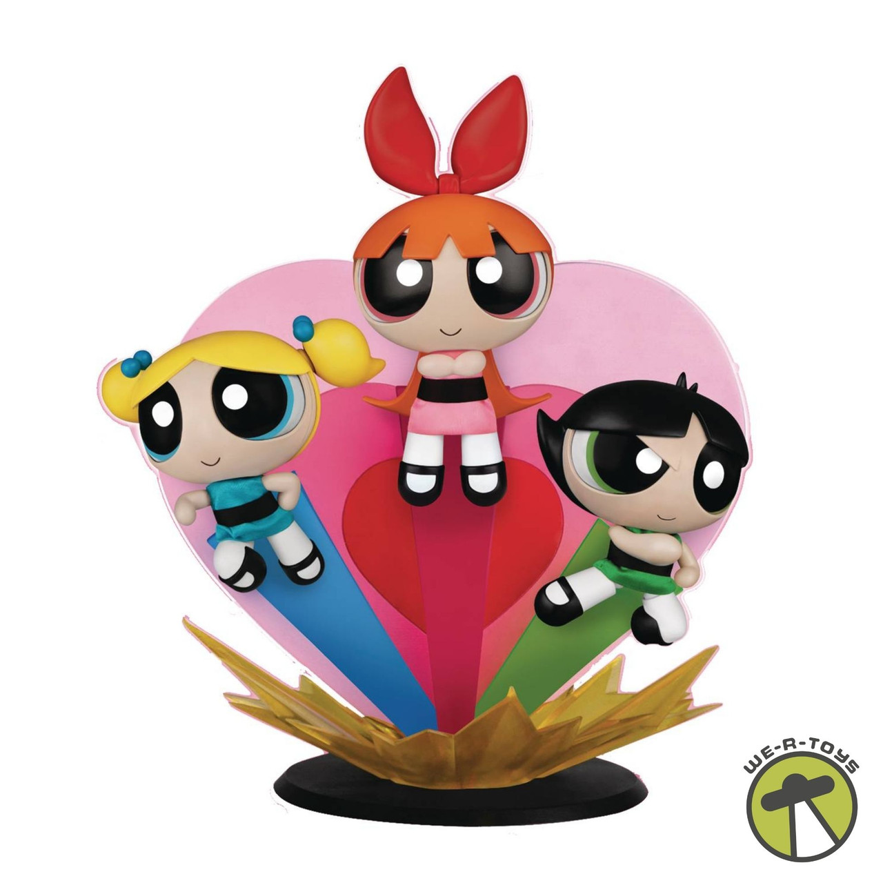 The Powerpuff Girls: The Girls DAH-055DX Dynamic 8ction Figure Set