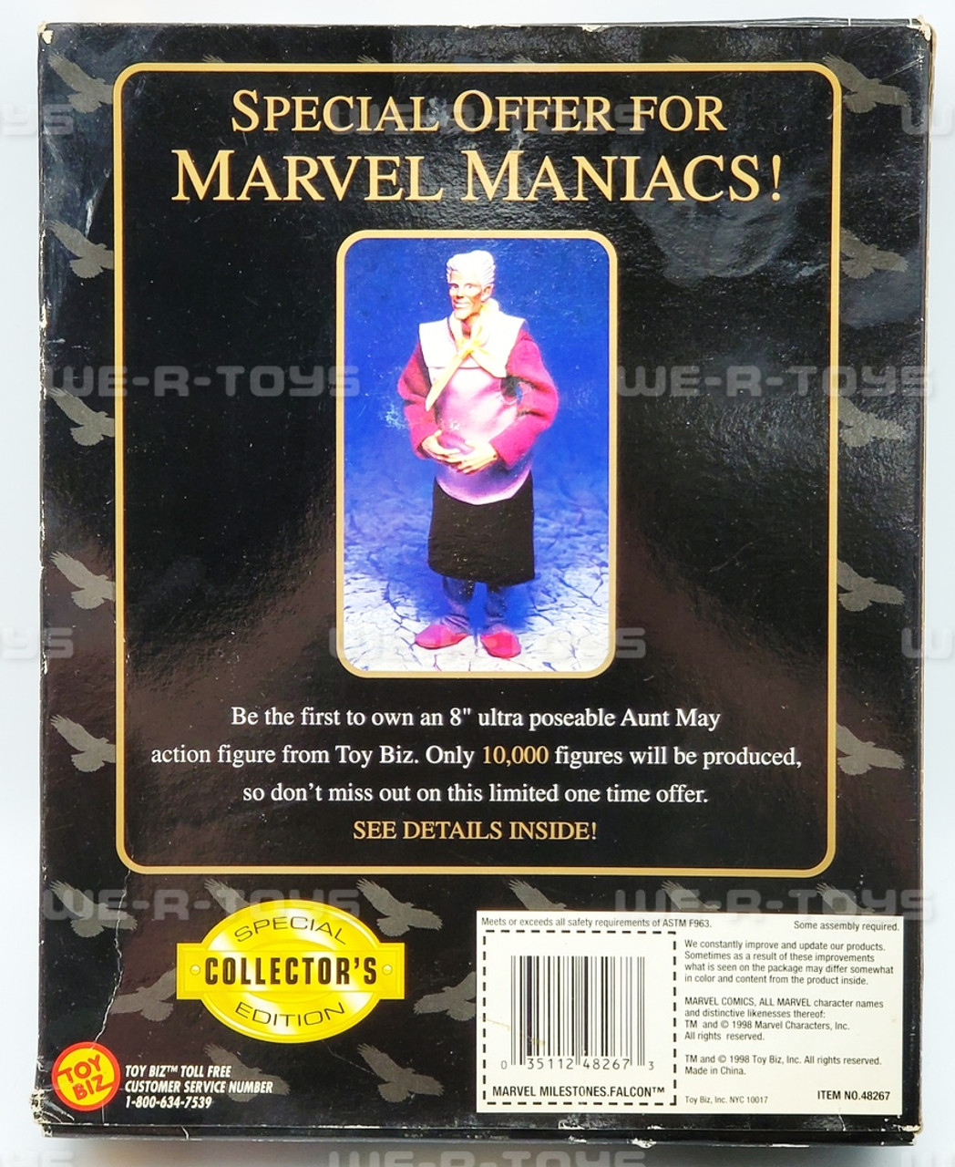 Marvel Famous Cover Series The Falcon Action Figure Toy Biz 1998 No. 48267  NEW