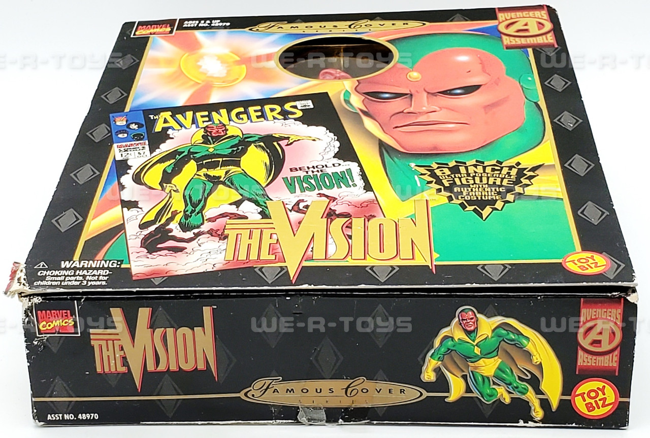 Marvel Famous Cover Series The Vision Action Figure Toy Biz 1998 No. 48973  NEW