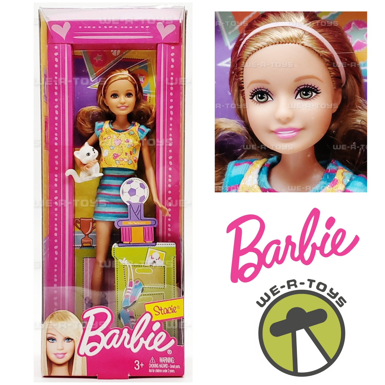 Barbie Sisters Stacie Doll and Pet 2011 Mattel W3282 - We-R-Toys