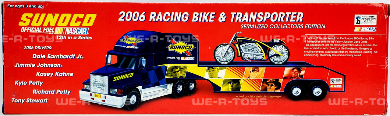 Sunoco Racing Bike & Transporter 2006 Serialized Collectors
