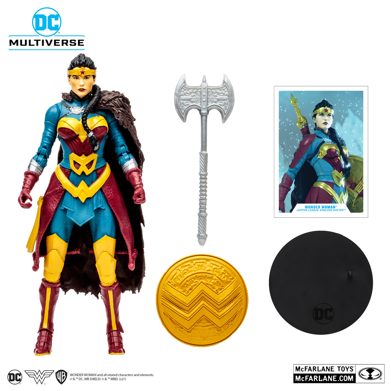 DC Wonder Woman Justice League: Endless Winter Gold Label Collection 2022  NRFB