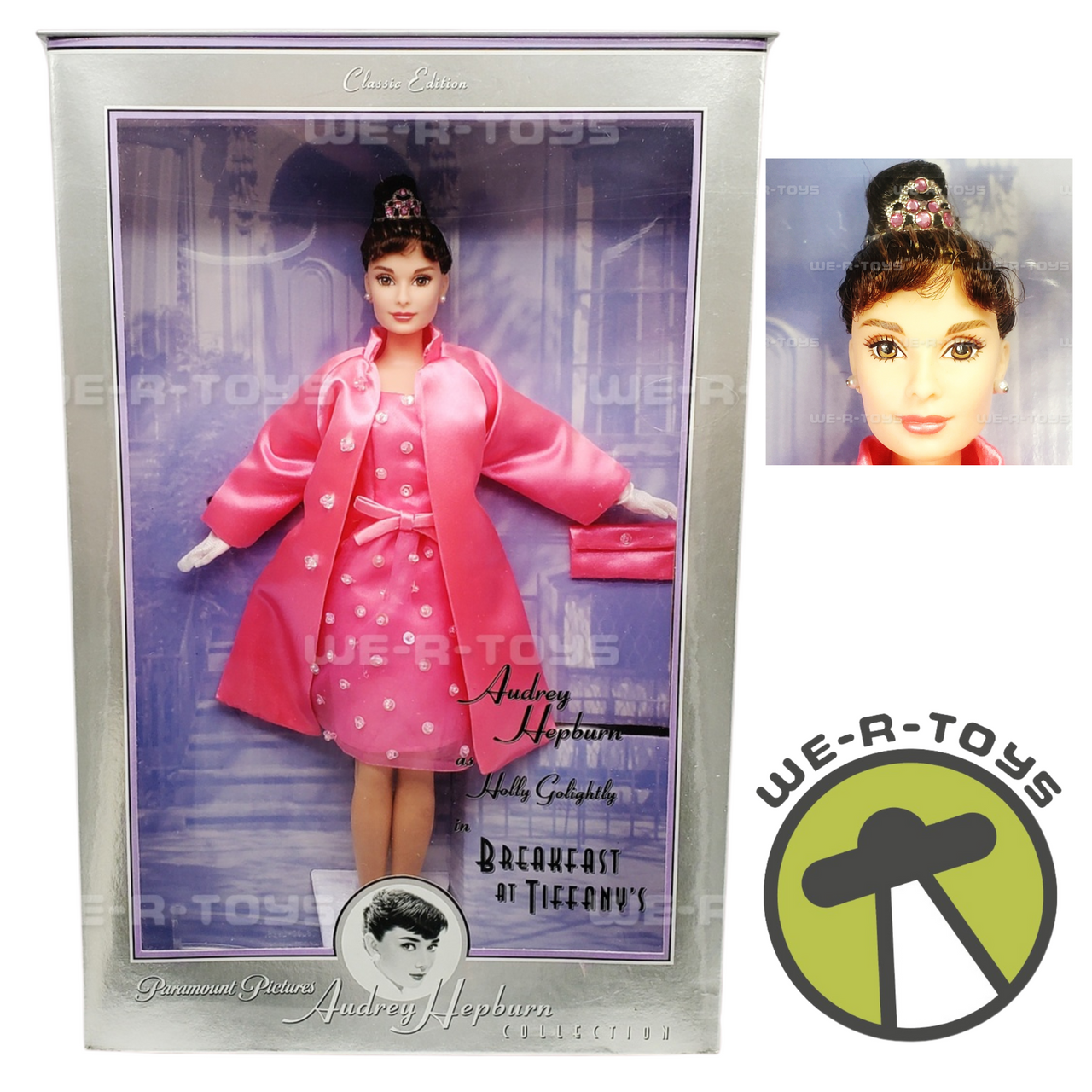 1998 /99 Barbie Doll Princess Mattel Pink Satin Dress