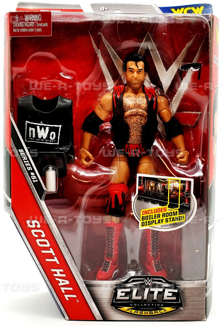 WWE Elite Collection Flashback WCW Scott Hall Action Figure 2017