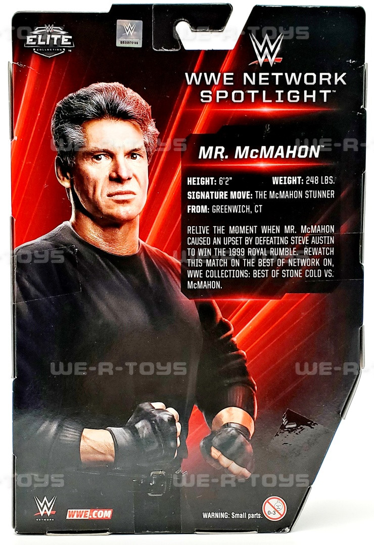 WWE Elite Collection Network Spotlight Mr. McMahon (Vince) Action Figure 2016 - We-R-Toys WWE Elite Collection Network Spotlight Mr. McMahon (Vince) Action Figure 2016 - We-R-Toys