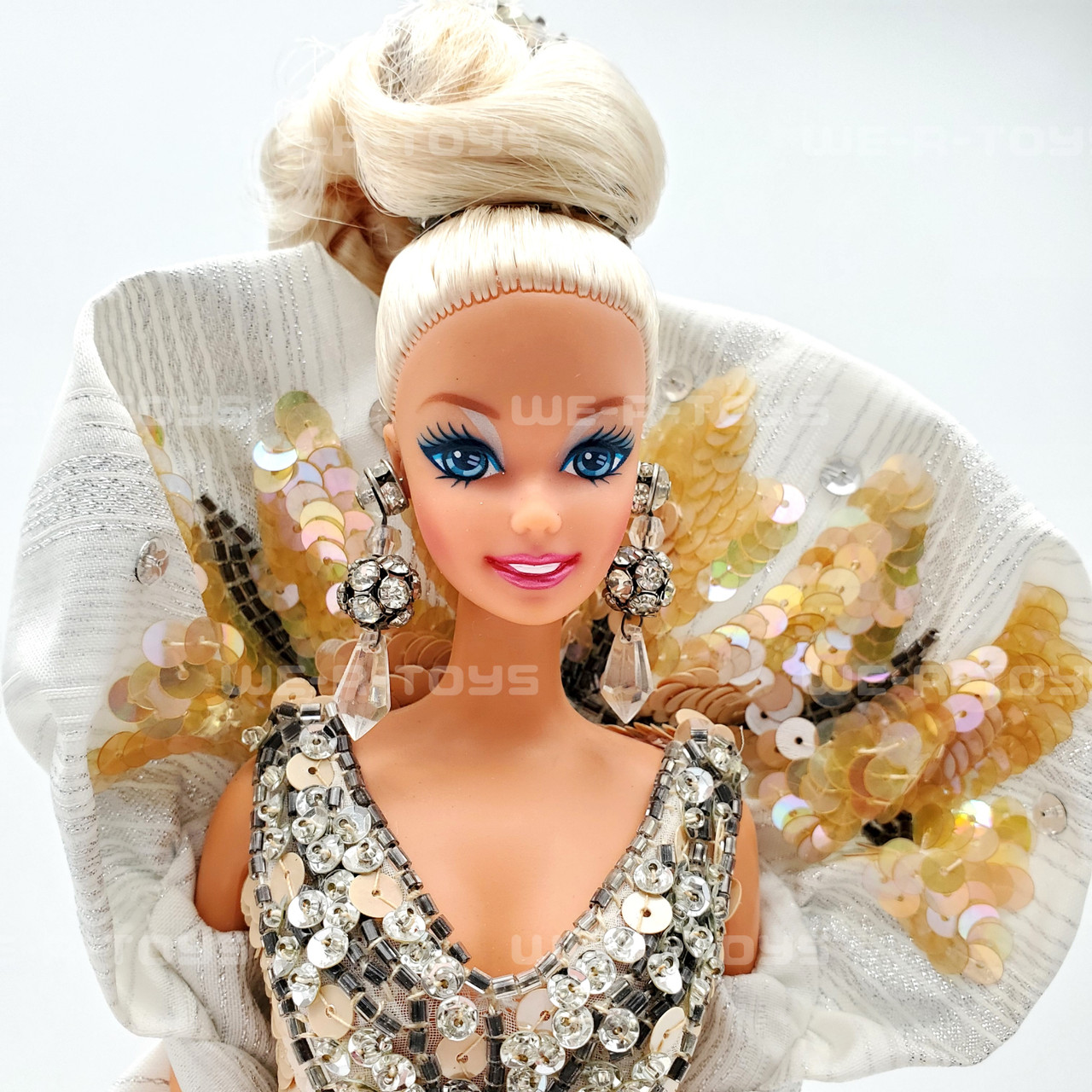 Bob Mackie Gold Barbie(バービー) Doll W/case， 1990 ドール 人形