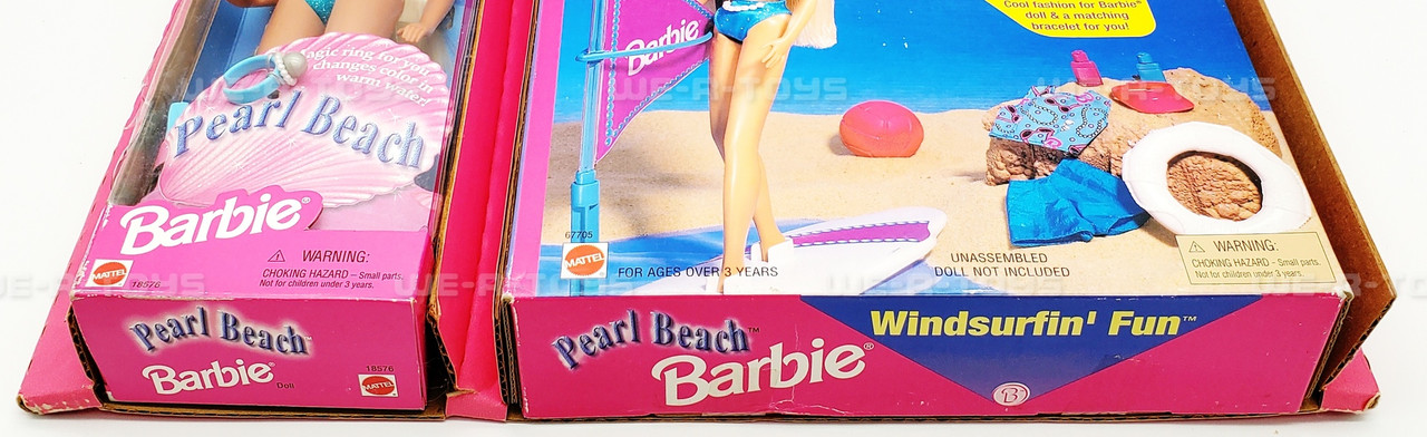 Barbie Pearl Beach Doll & Windsurfin' Fun Gift Set 1997 Mattel