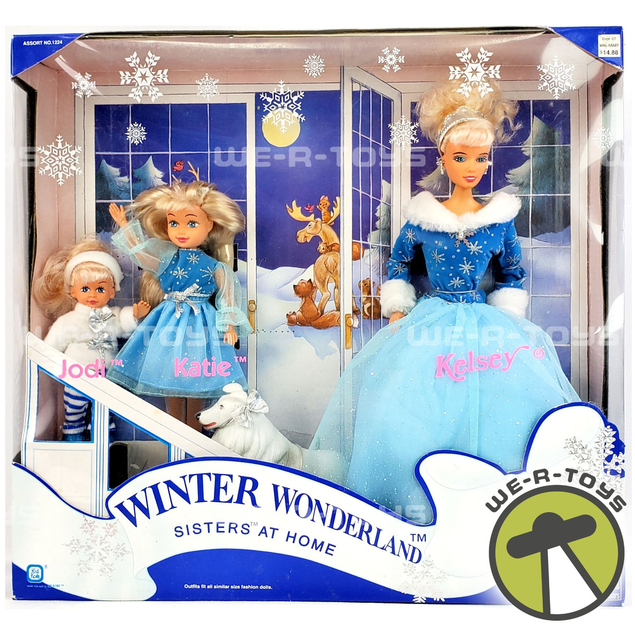 Winter Wonderland Sisters at Home Kelsey Katie Jodi Doll Set 1999 Kid Kore  NRFB