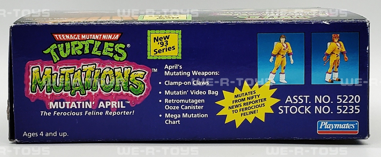 TMNT Mutations Mutatin' April Action Figure 1993 Playmates