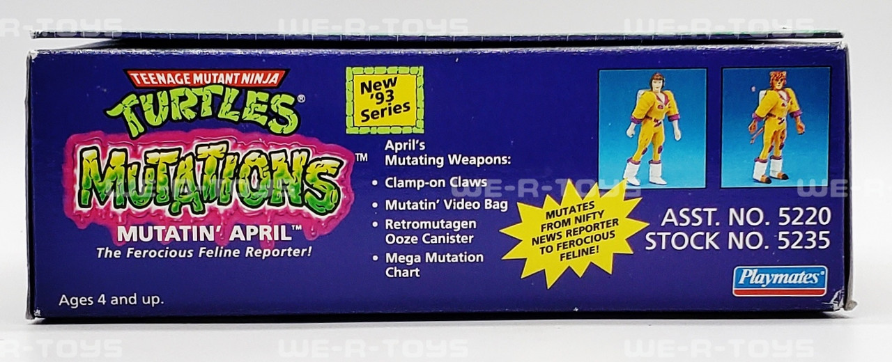 TMNT Mutations Mutatin' April Action Figure 1993 Playmates