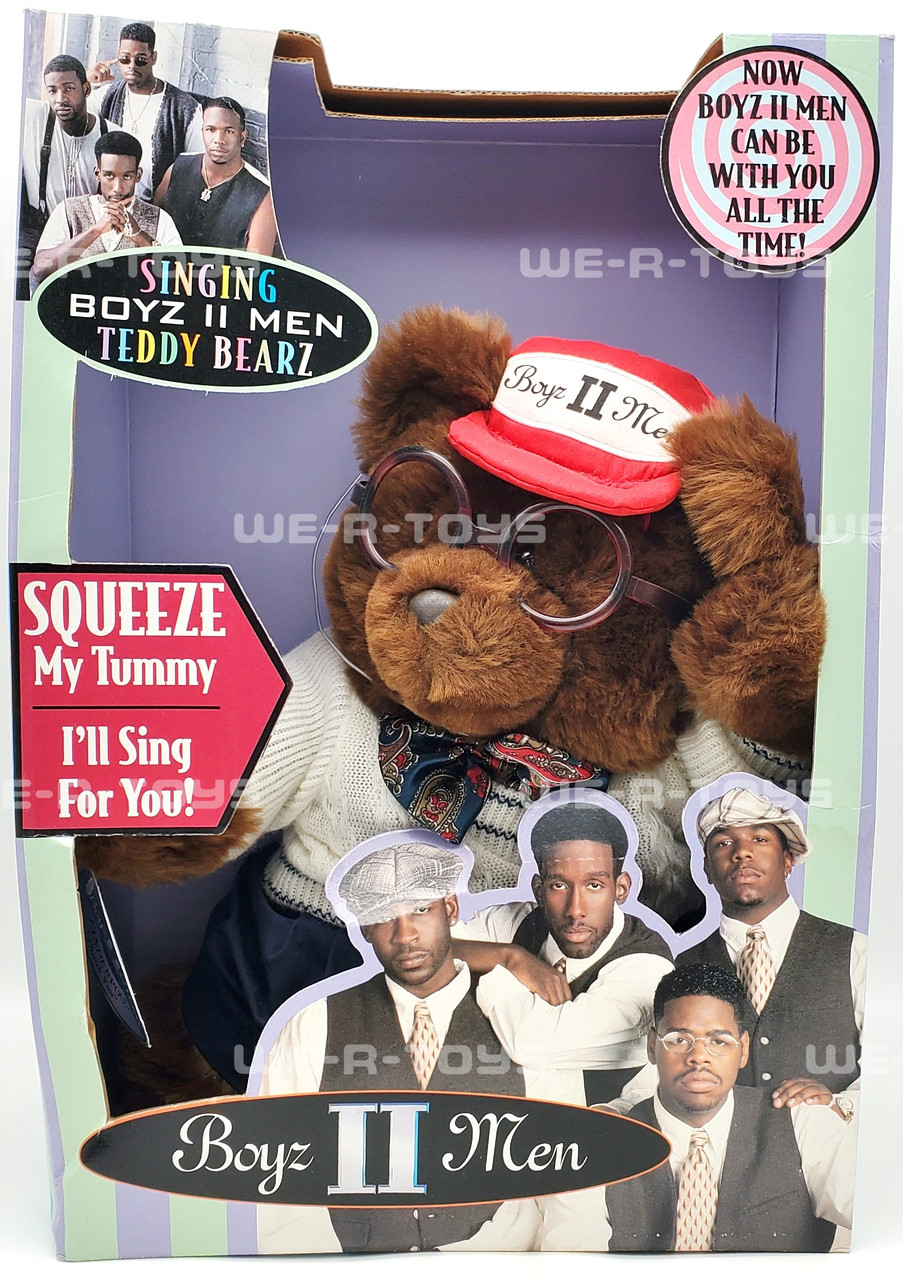 Boyz II Men Lot of Four Complete Set of Singing Teddy Bears 1996