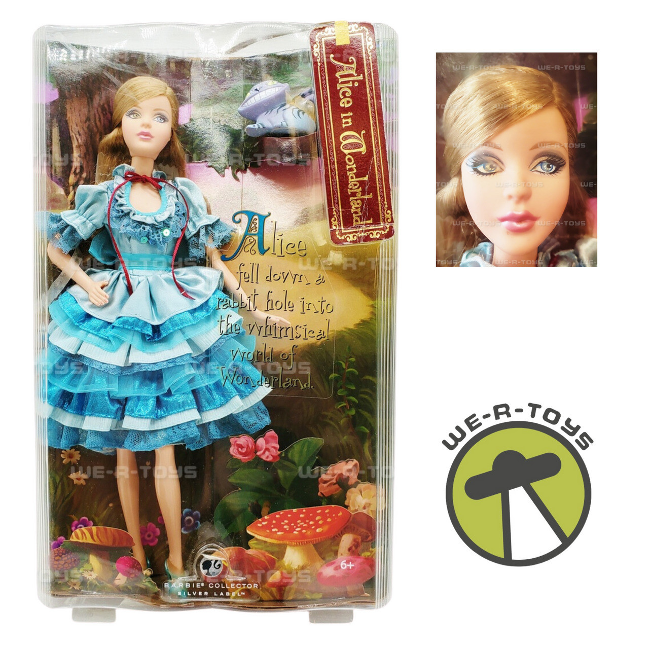 Barbie Alice in Wonderland Silver Label Collector Doll 2007 Mattel