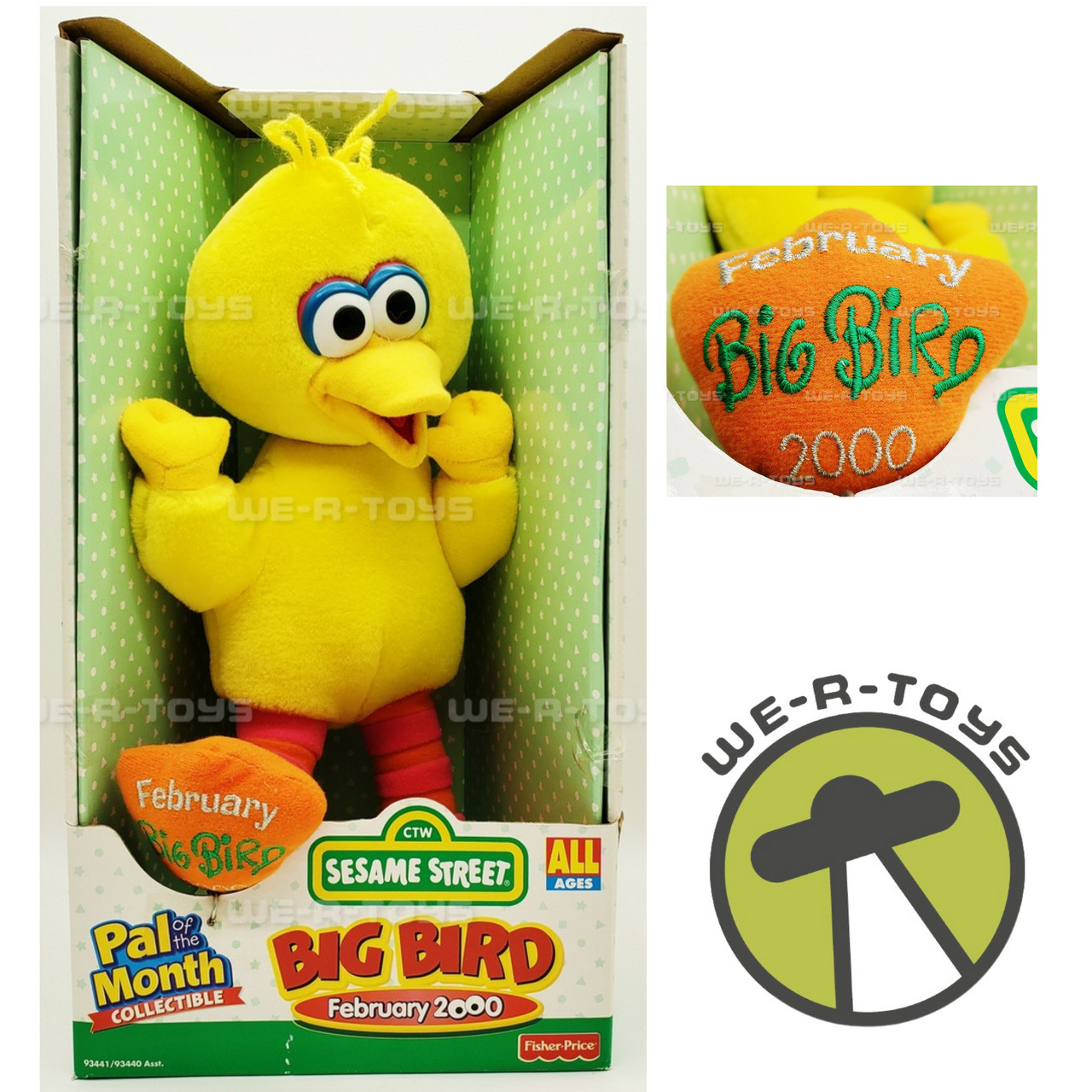Sesame Street Pal of the Month Big Bird February 2000 Fisher-Price