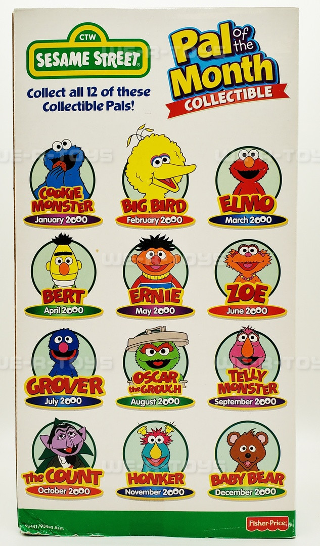 Sesame Street Pal of the Month Big Bird February 2000 Fisher-Price
