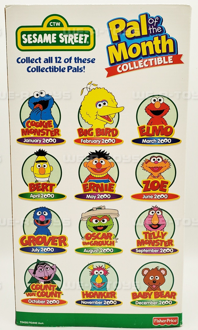 Sesame Street Pal of the Month Honker November 2000 Fisher-Price