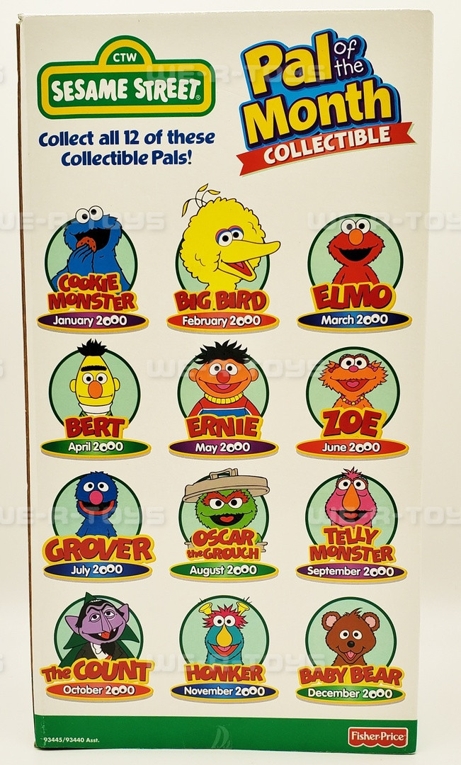 Sesame Street Pal of the Month Zoe June 2000 Fisher-Price #93445