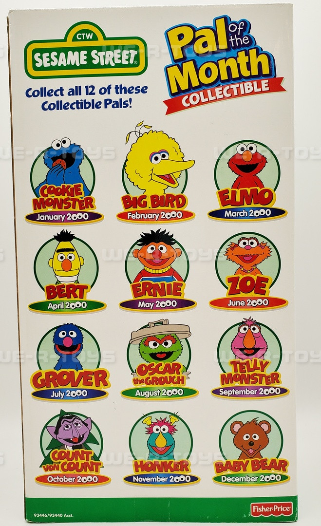Sesame Street Pal of the Month Grover July 2000 Fisher-Price