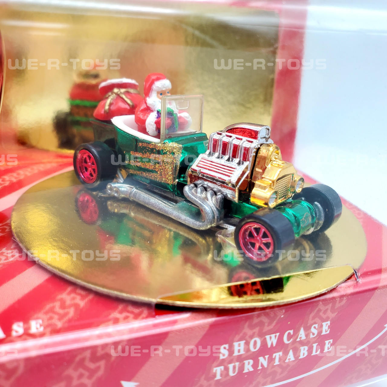 Hot Wheels Holiday Premiere 1995 Series Santa in GREEN Car #12193