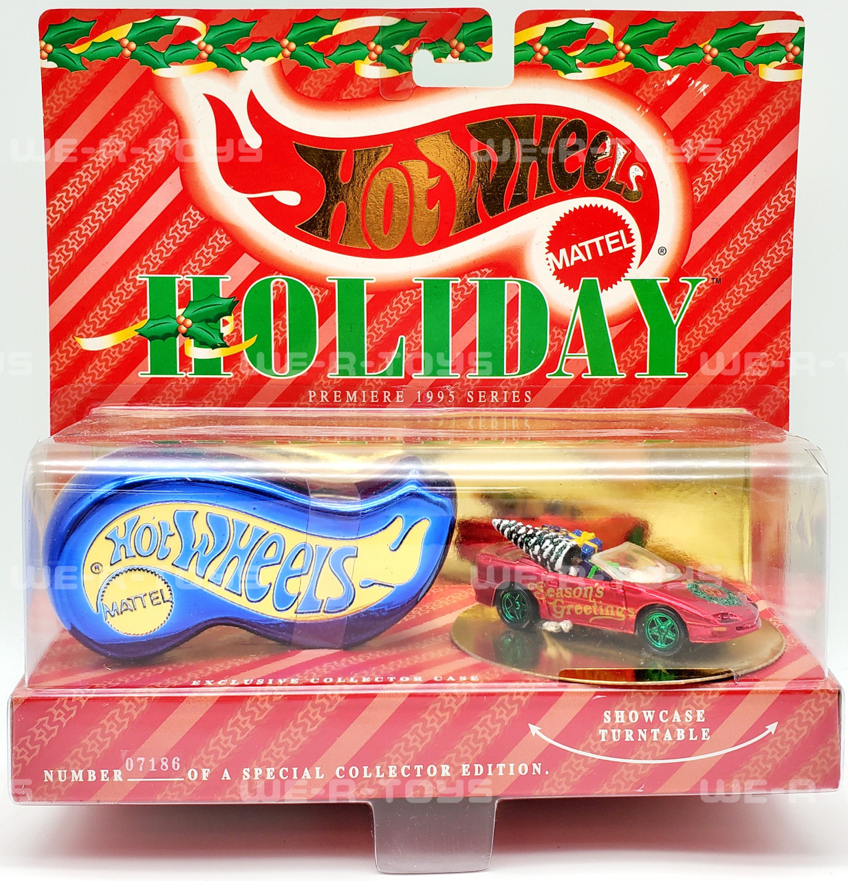 Hot Wheels Holiday Premiere 1995 Series Red Camaro #07186 Mattel