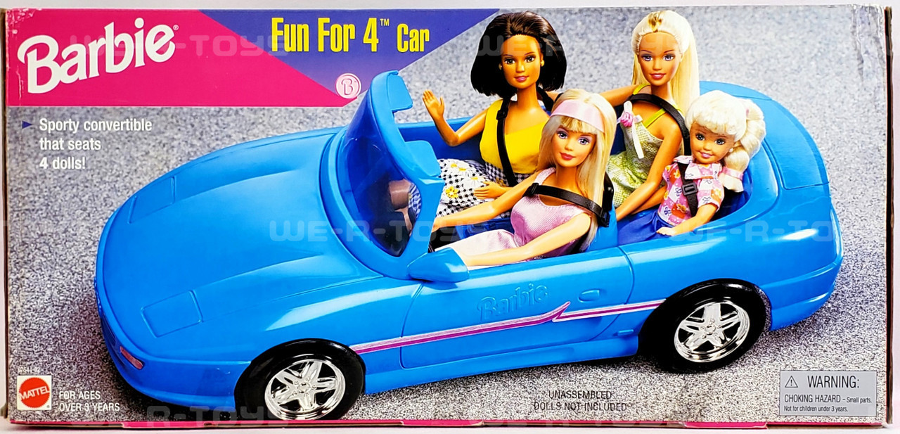 Barbie Fun for 4 Vehicle Convertible Car Cruiser Mattel B6 for sale online