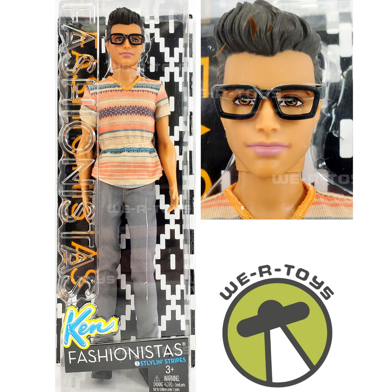 バービー Barbie Ken Fashionistas Ken Striped Shirt Doll バービー バービー人形 Barbie Fashionistas Ken Fashion Doll #211