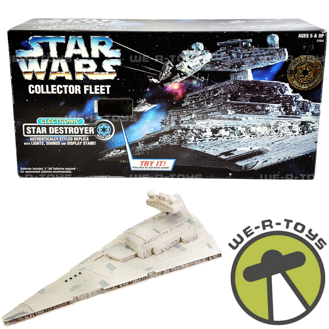 Star Wars Collector Fleet Electronic Star Destroyer 1996