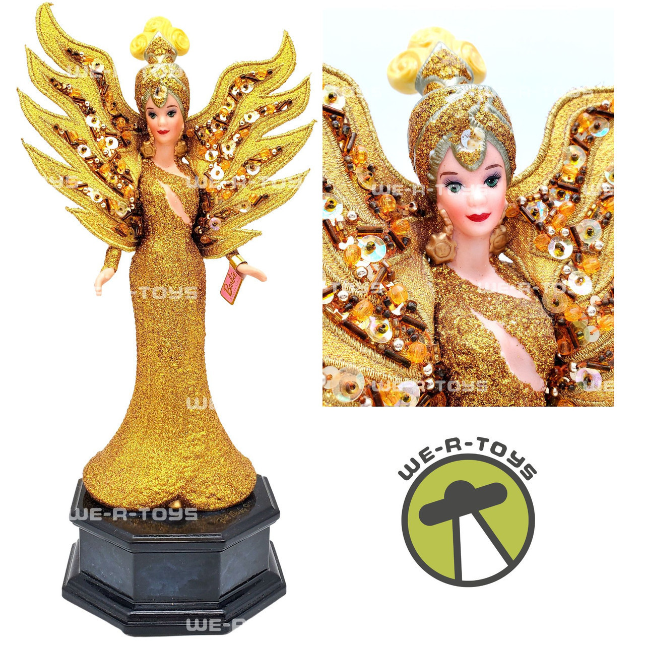 Barbie Enesco Music Box Bob Mackie Goddess of the Sun Summer Wind