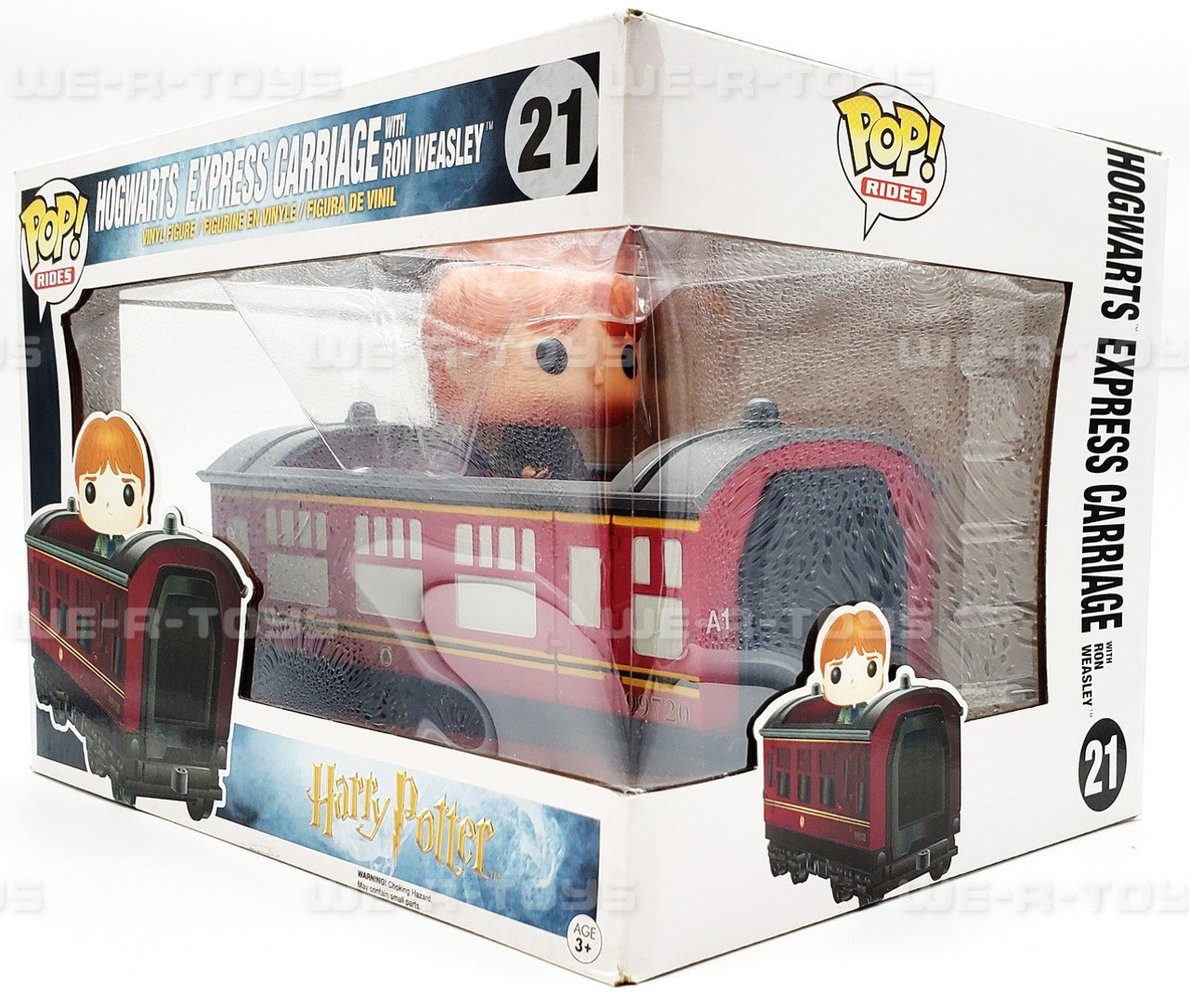 POP! Rides Harry Potter: Hogwarts Express Carriage com Ron Weasley - Funko