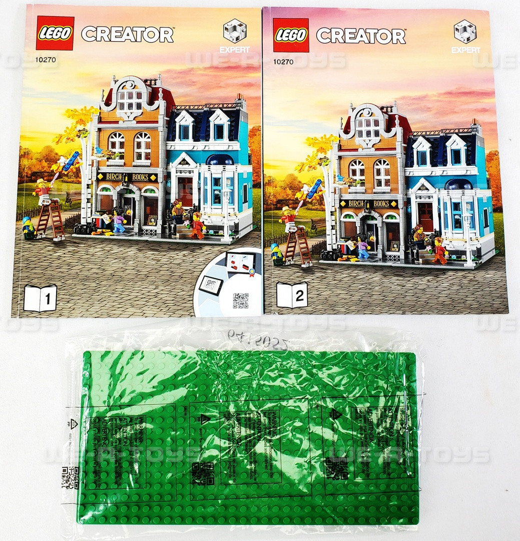 LEGO Creator No. 10270 Birch Books Bookshop 2504 Pcs Set LEGO Creator No. 10270 Birch Books Bookshop 2504 Pcs Set