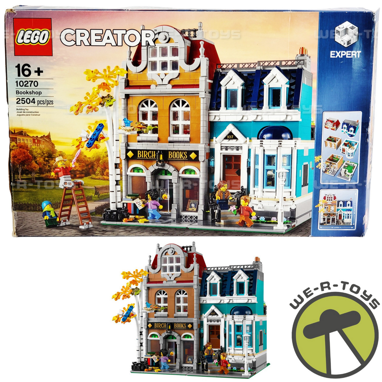 LEGO Creator No. 10270 Birch Books Bookshop 2504 Pcs Set LEGO Creator No. 10270 Birch Books Bookshop 2504 Pcs Set