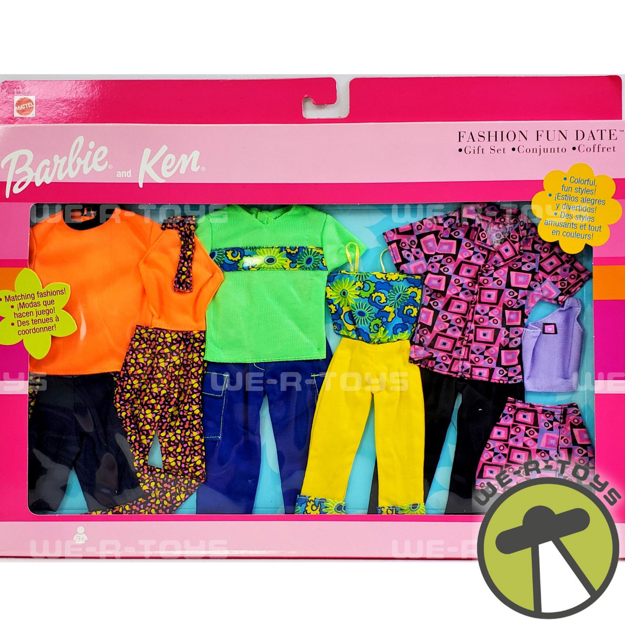 Barbie Toys R Us Exclusive Barbie and Ken Fashion Outfits 2001